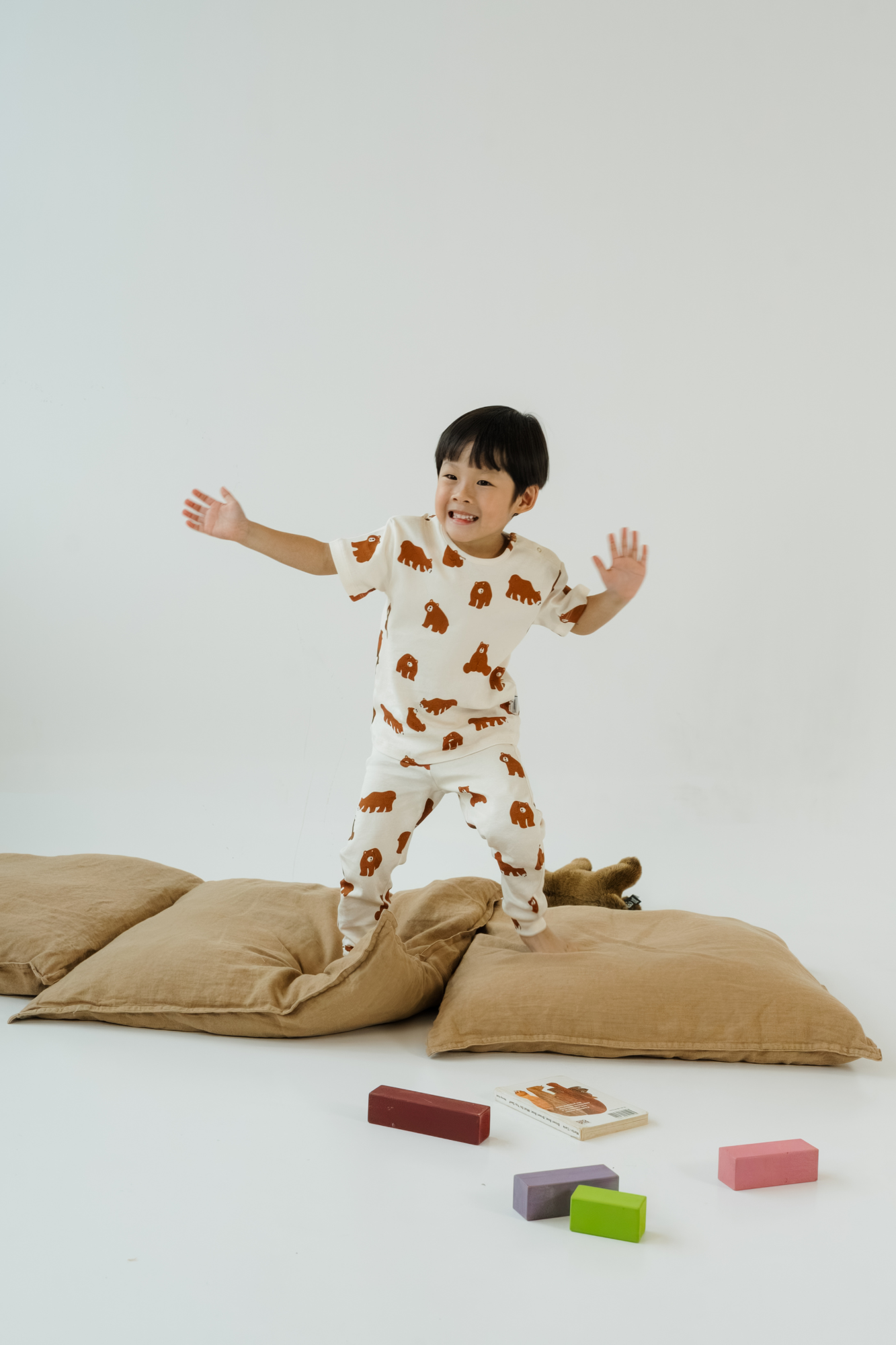 Brown Bear Pyjamas Top &amp; Pants Set