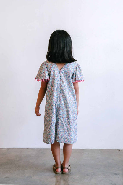 Sweet Pansy Organic Ada Cheongsam