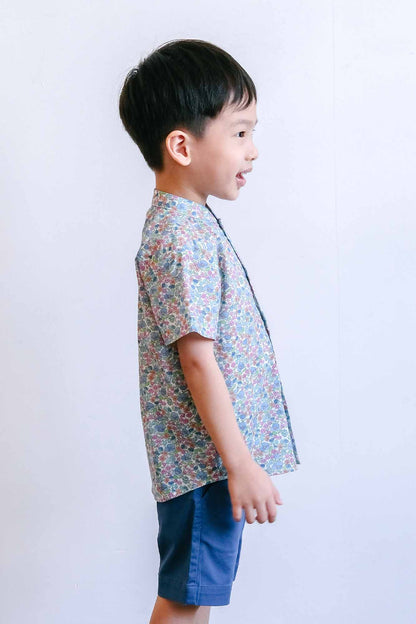 Sweet Pansy Organic Mandarin Shirt