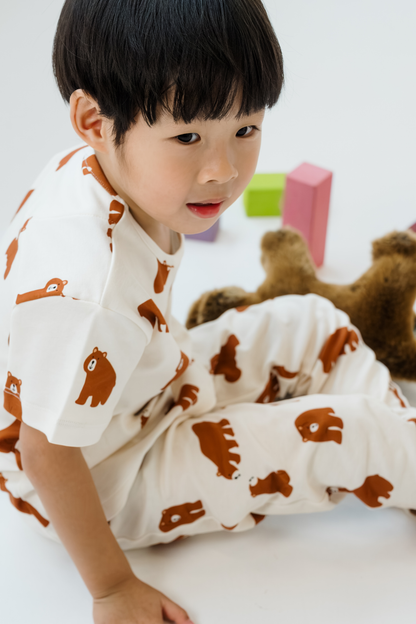 Brown Bear Pyjamas Top &amp; Pants Set