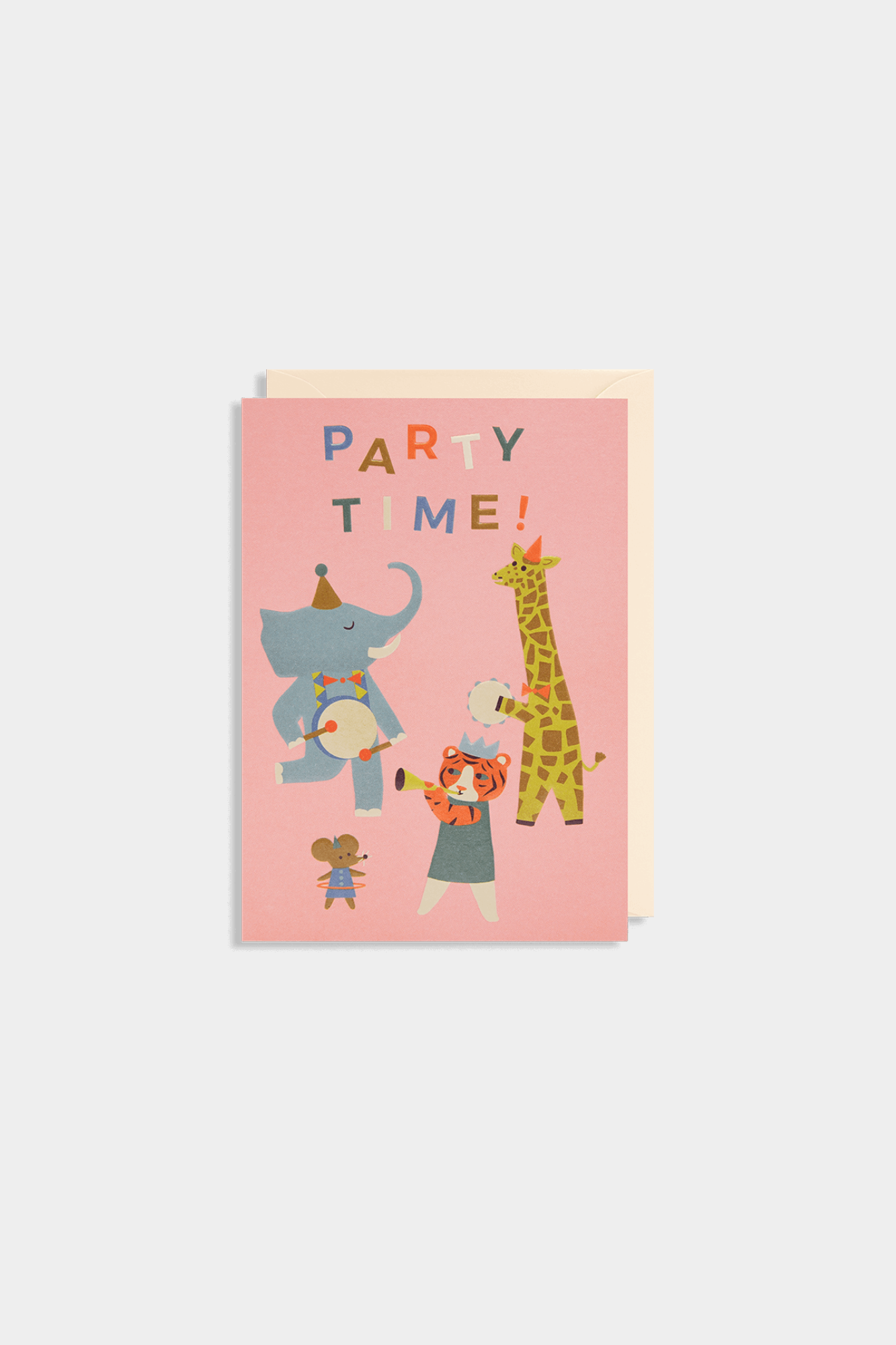 Party Time! Animal Band Greeting Card