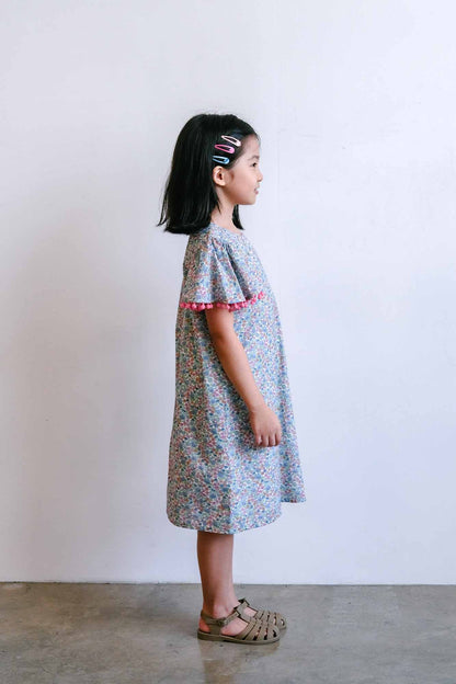 Sweet Pansy Organic Ada Cheongsam