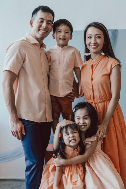 Persimmon Organic Adele Cheongsam
