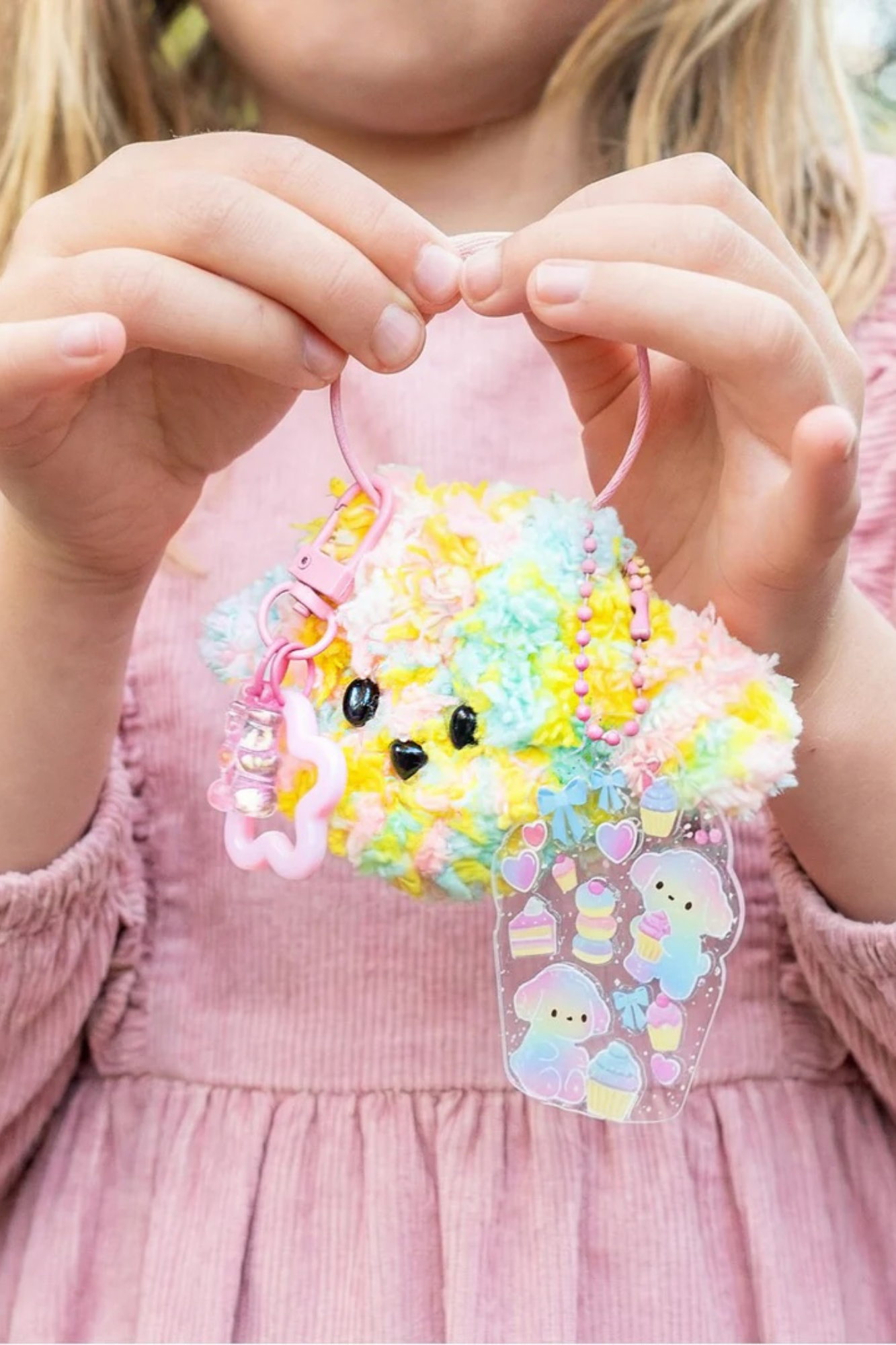 TIGER TRIBE BAG CHARM KIT - FLUFFY DOG