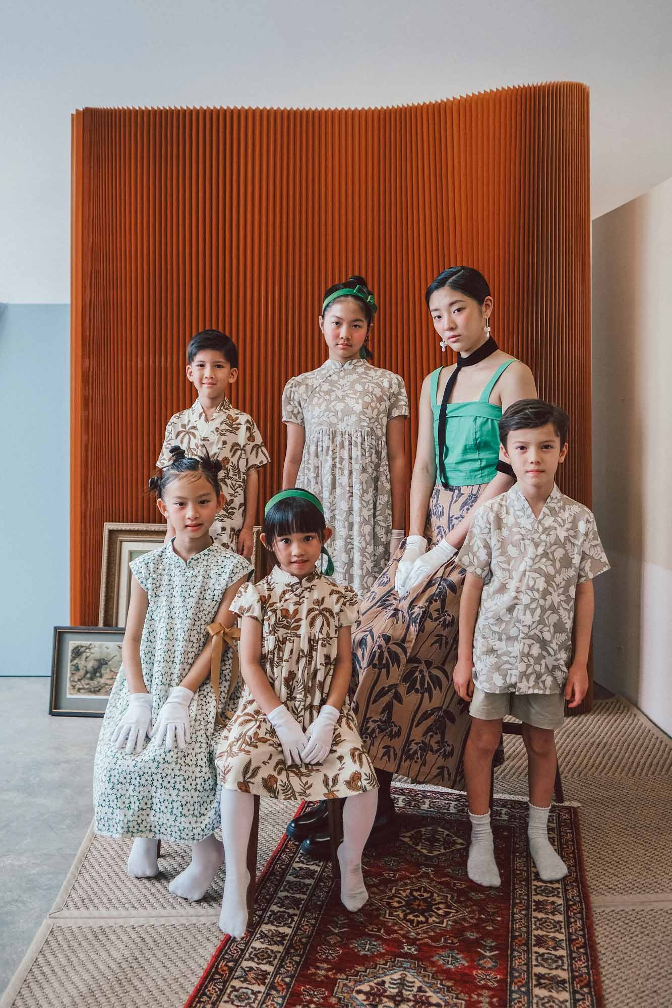 Beige Tropic Emma Cheongsam