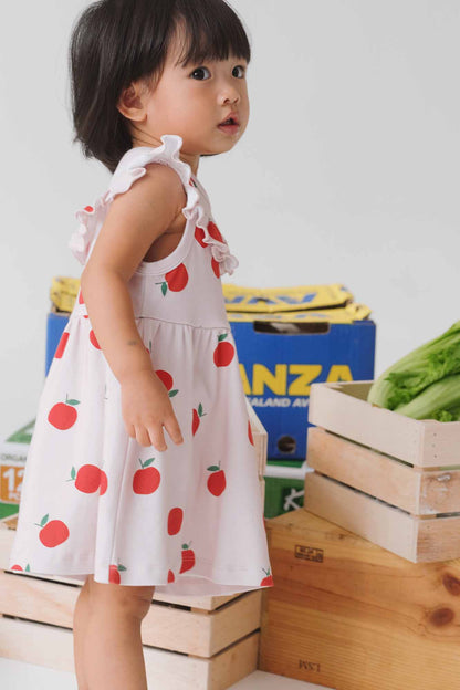 Apples Baby Ruffled Dress