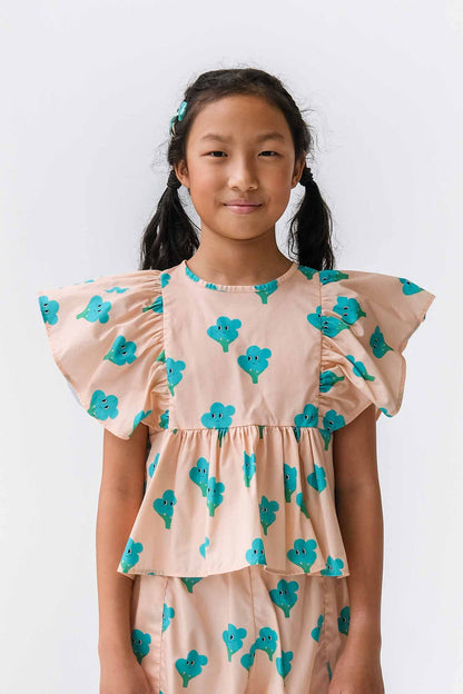 Betty Broccoli Flutter Top
