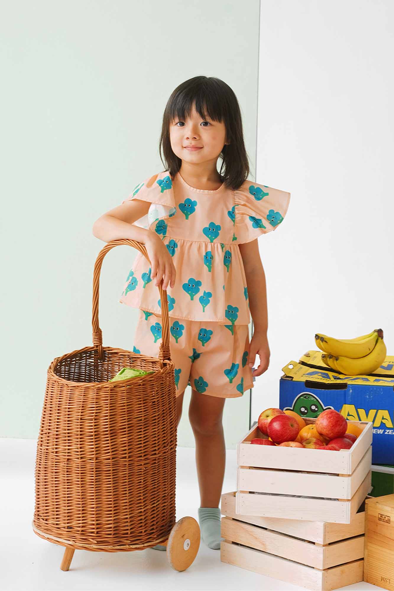 Betty Broccoli Flutter Top