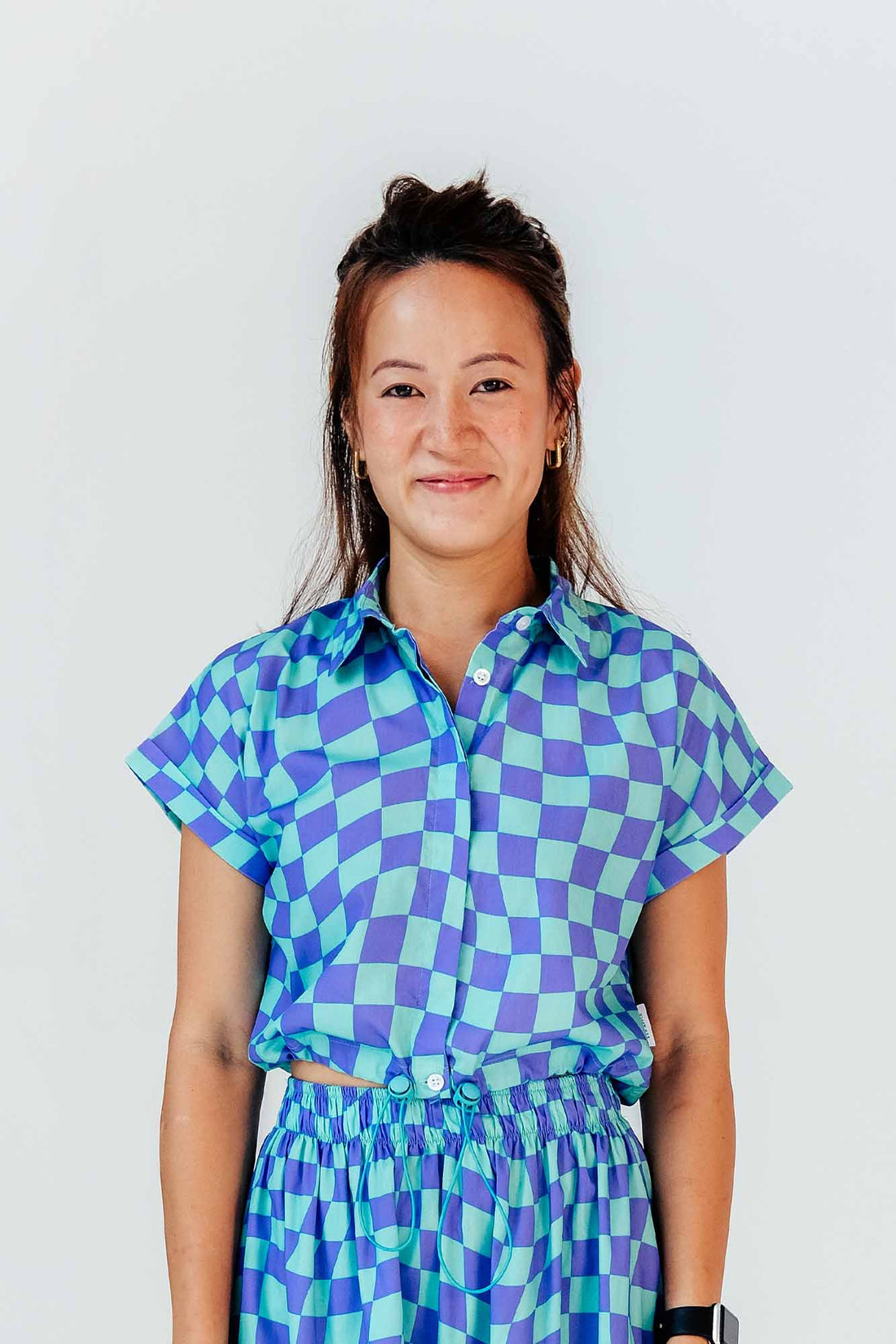 Back To The Future Ladies Drawstring Shirt