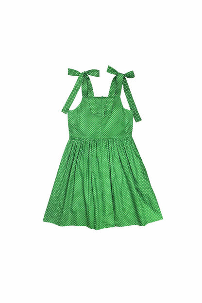 Green Polka Dot Chloe Dress