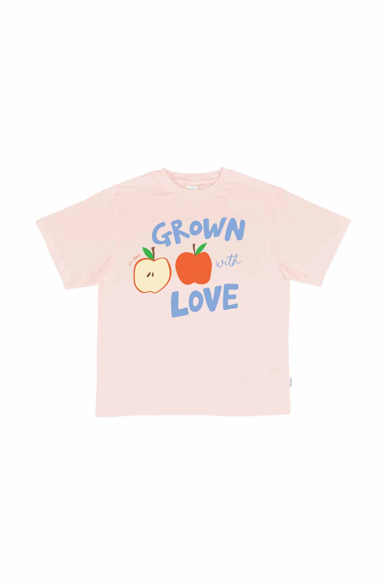 Grown With Love Blush Oversized Tee