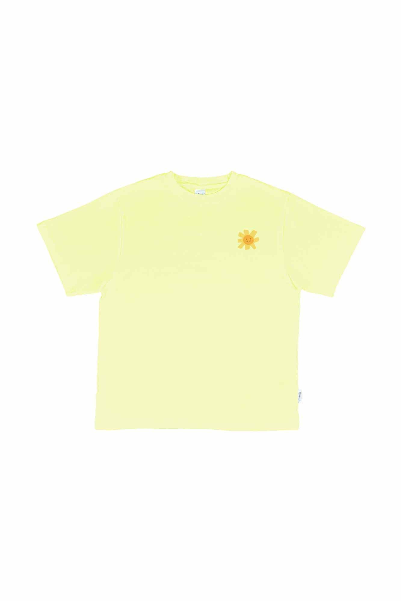 Here Comes The Sun Lemon Oversized Tee