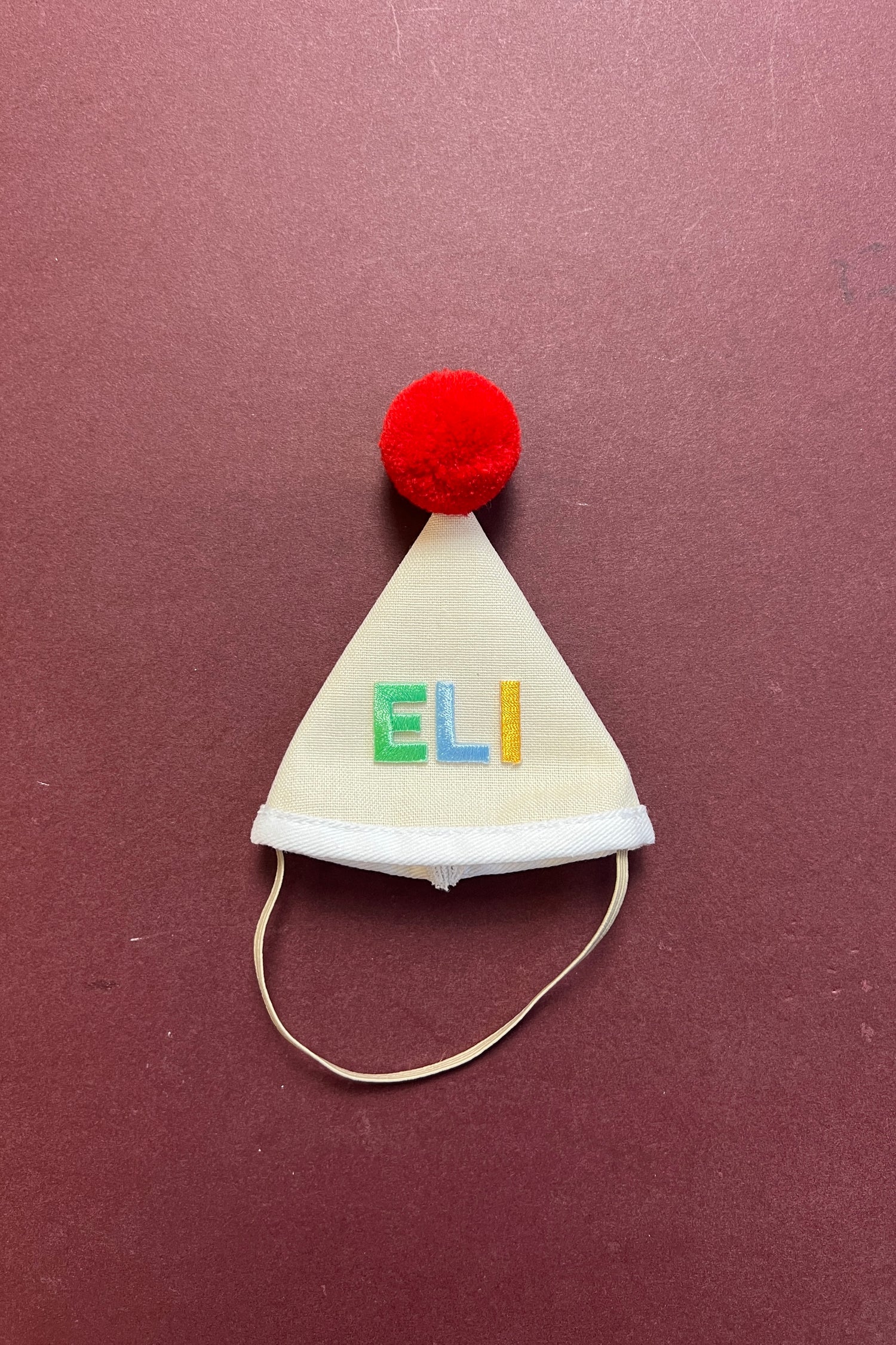 Mini Plush Party Hat Ivory (National Gallery Exclusive)