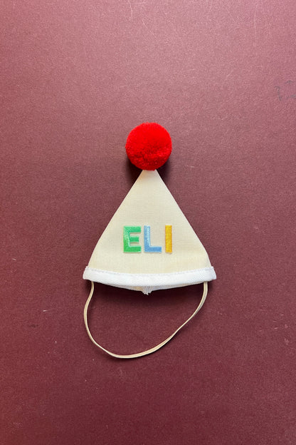 Mini Plush Party Hat Ivory (National Gallery Exclusive)