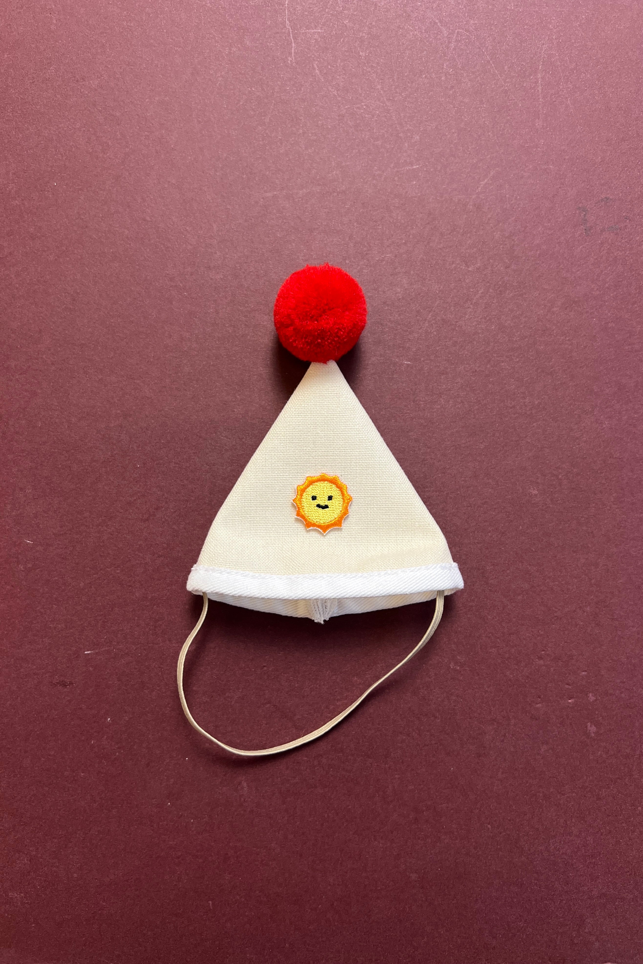 Mini Plush Party Hat Ivory (National Gallery Exclusive)