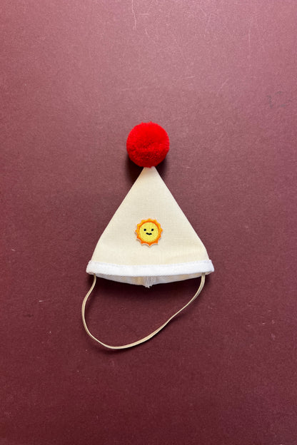 Mini Plush Party Hat Ivory (National Gallery Exclusive)