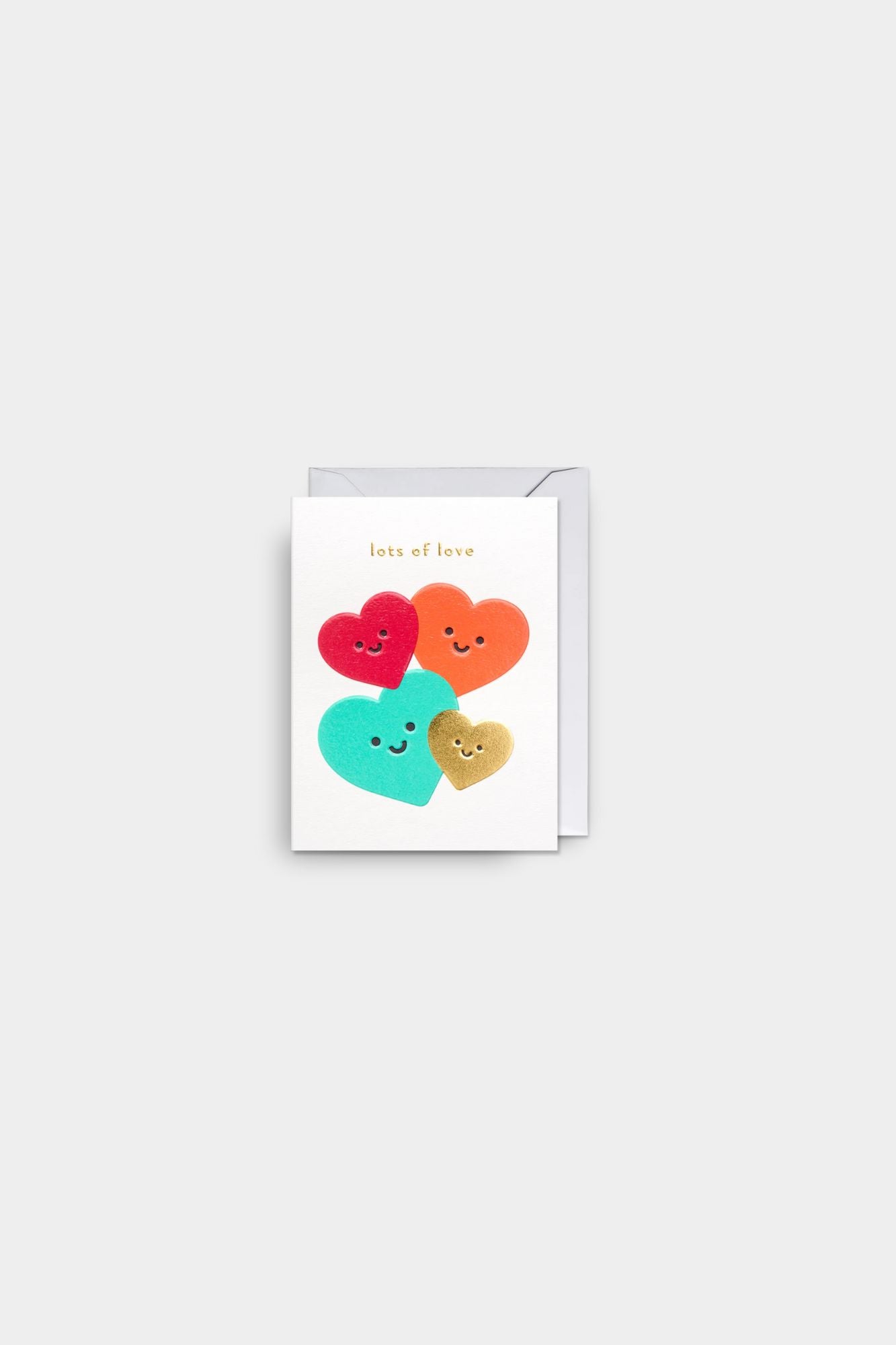 Lots of Love Hearts Mini Card