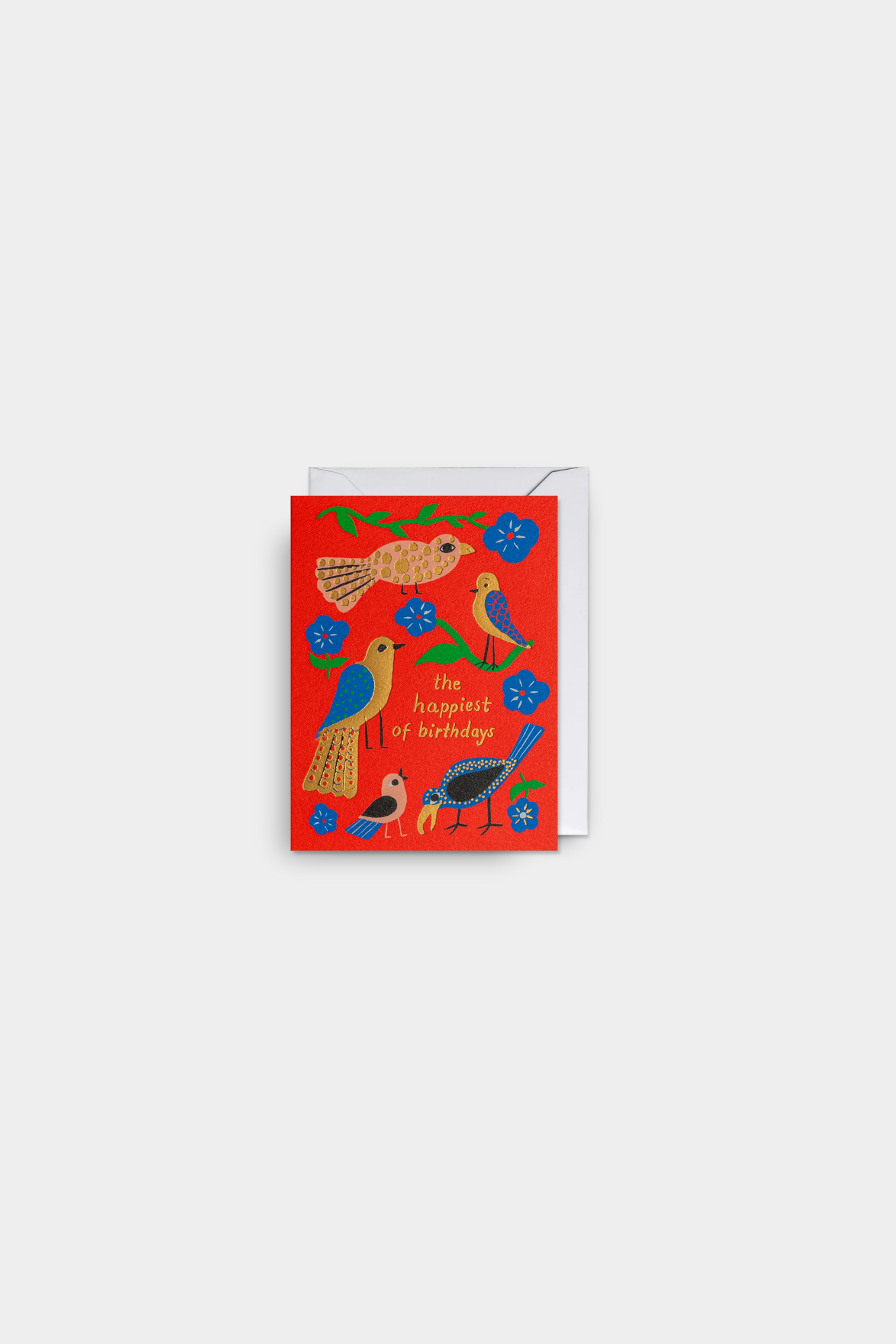 The Happiest of Birthdays Birds Mini Card