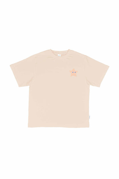 Level Up Cream Oversized Tee