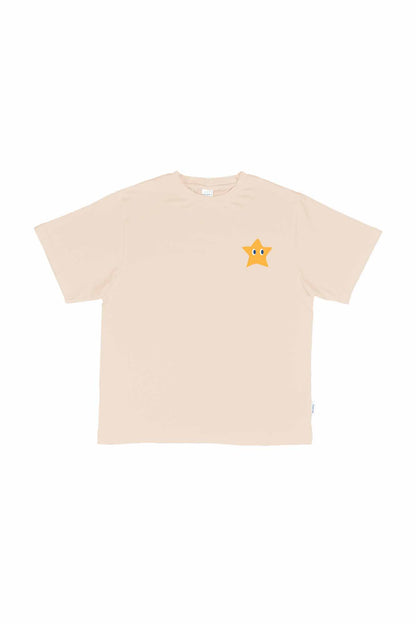 Level Up Cream Oversized Tee