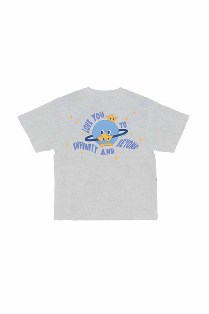 Love You To Infinity And Beyond Dove Oversized Tee