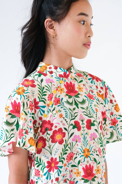 Mexican Rose Tweens Olivia Top