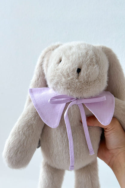 Mini Striped Lavender Reversible Pointed Collar