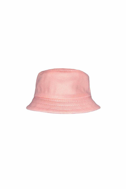 Personalisable Mini Striped Pink Reversible Bucket Hat