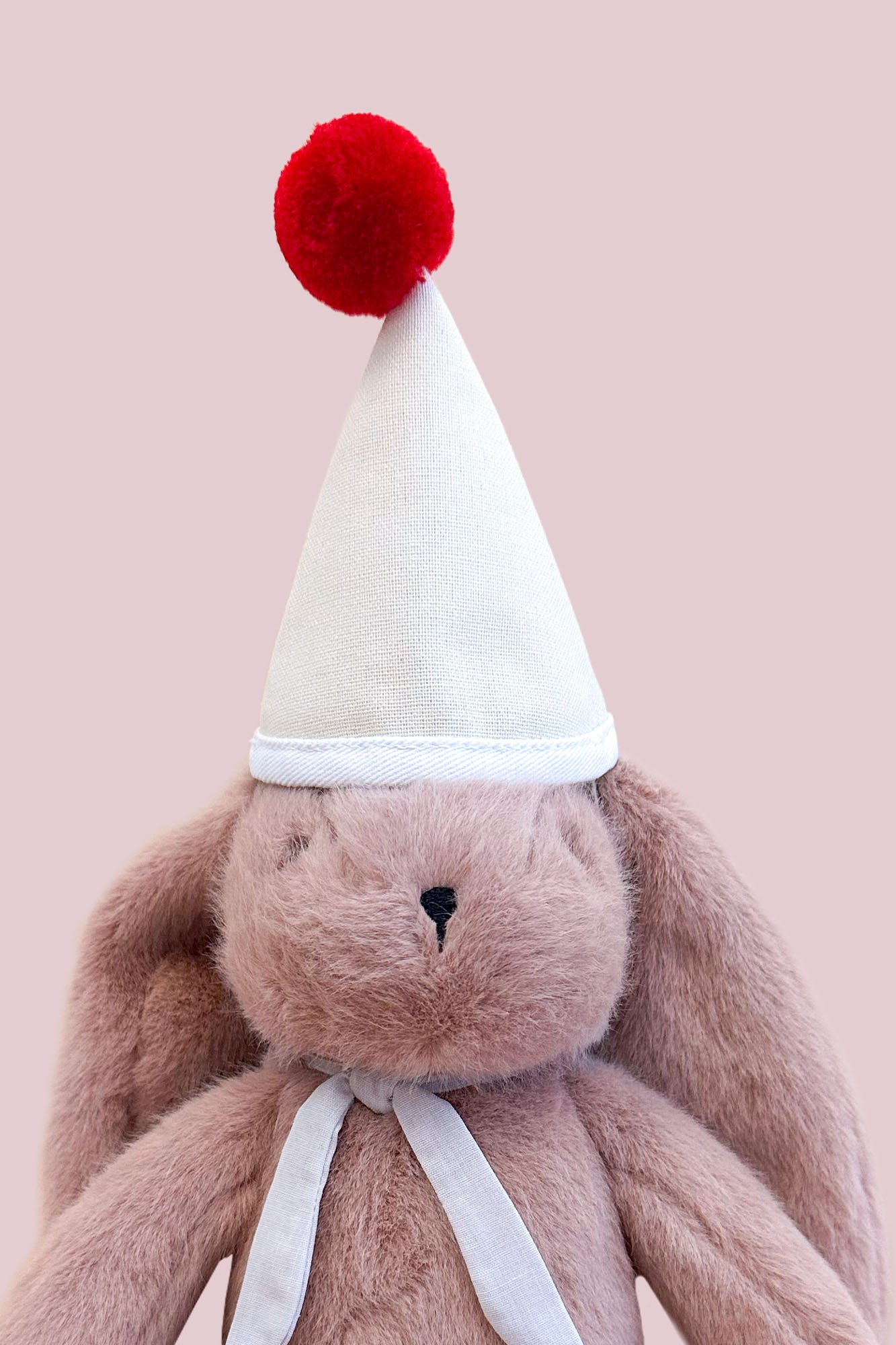 Mini Plush Party Hat Ivory (National Gallery Exclusive)