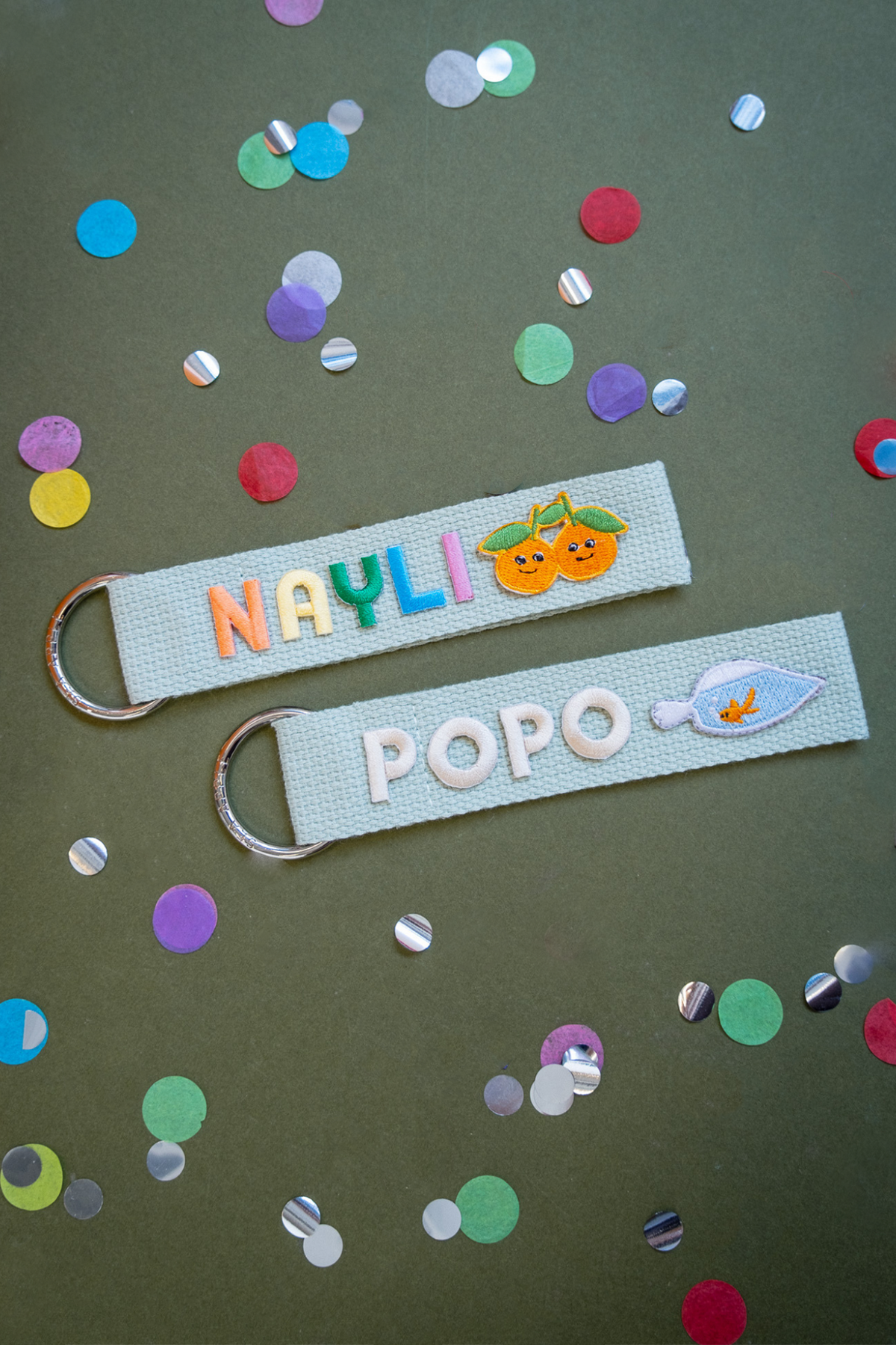 Personalisable Silver Sage Name Tag