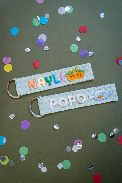 Personalisable Silver Sage Name Tag