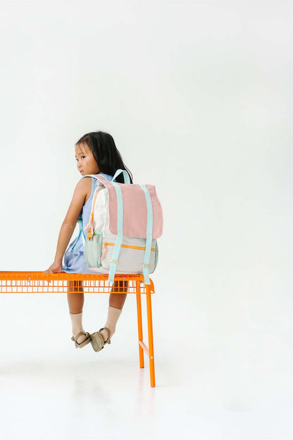Personalisable 365 Backpack Pink Colour Block