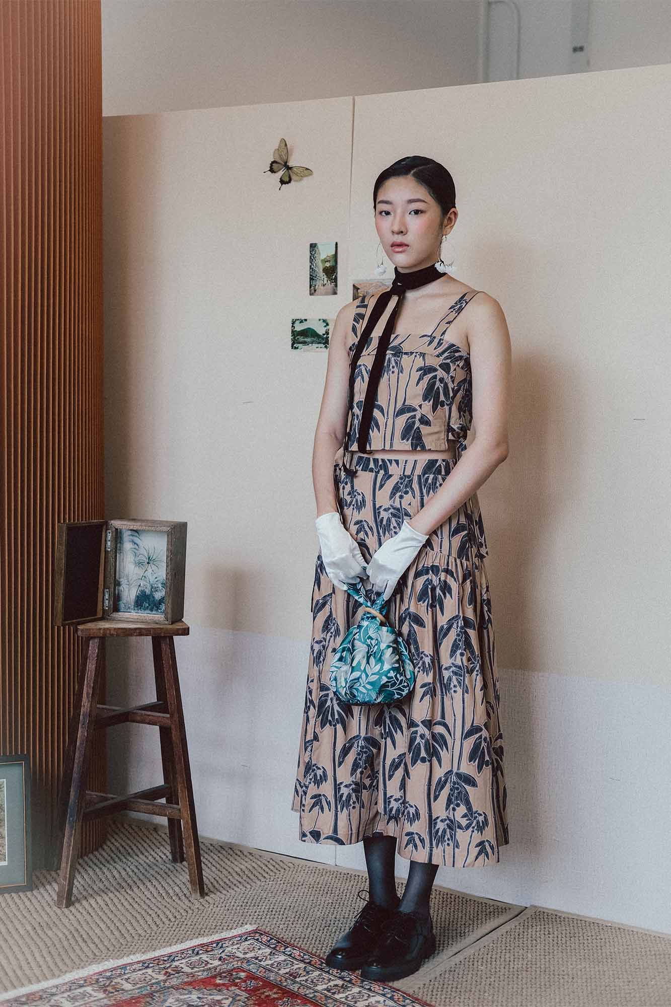 Plantation Paneled Skirt
