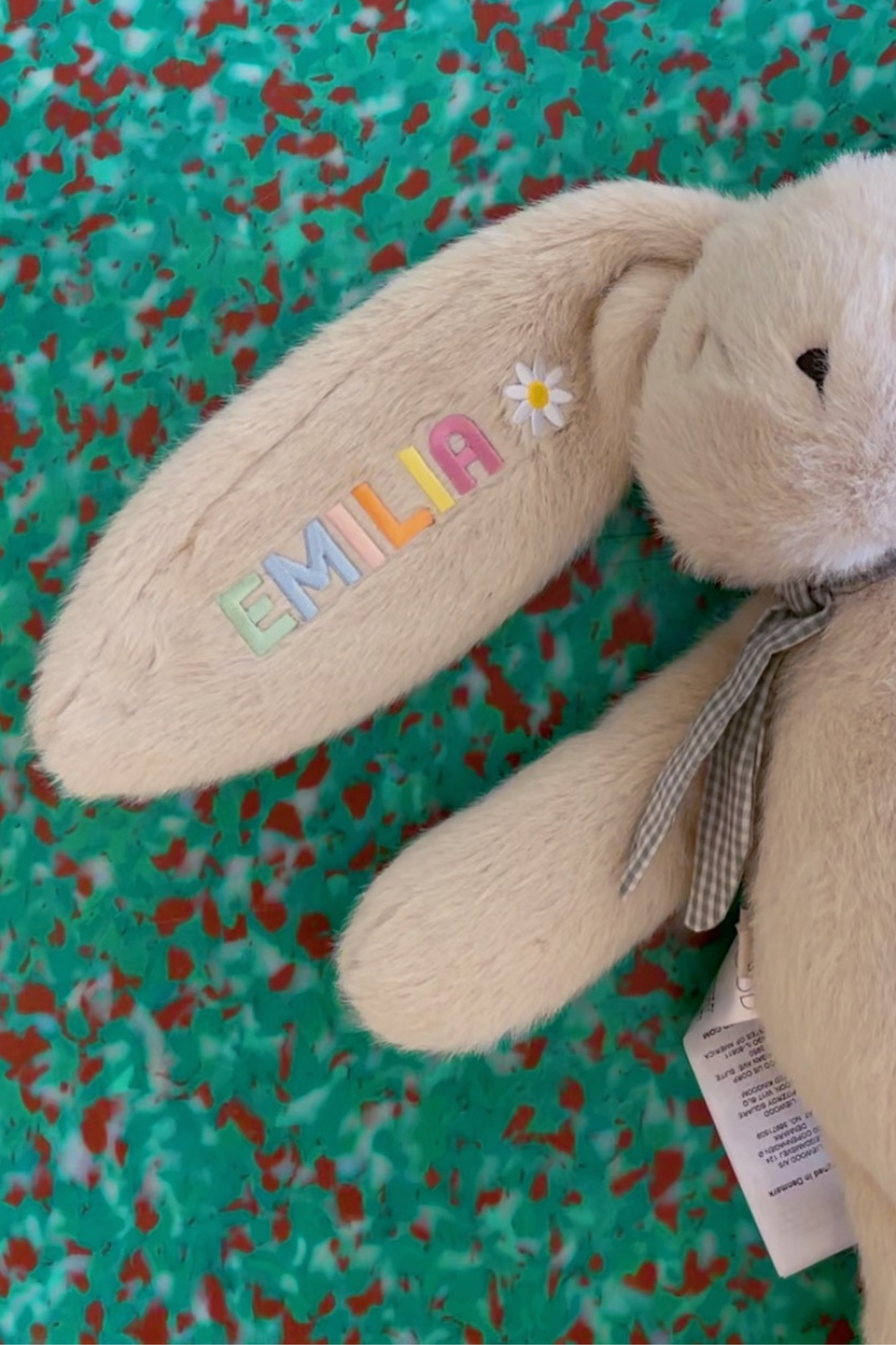 Personalisable Liewood Berto Rabbit Teddy Pale Tuscany