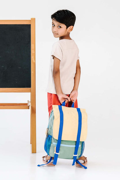 Personalisable 365 Backpack Blue Colour Block