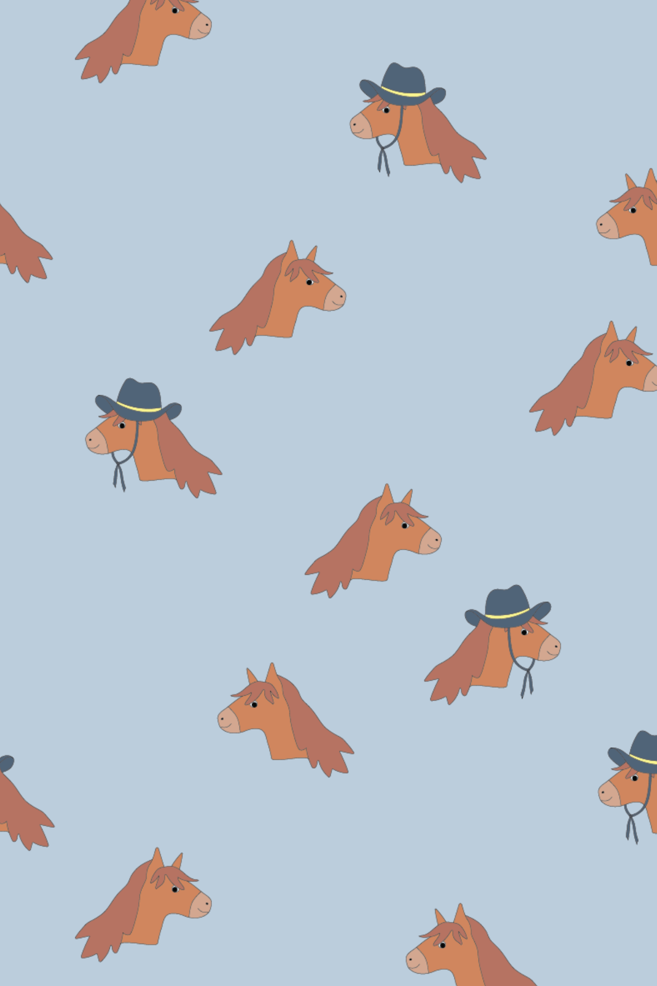 Horse Blue Tshirt