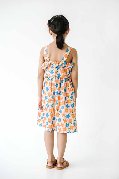 Orange Flowers Kelly Dress
