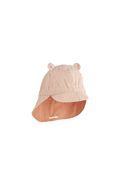 Liewood Stripe Tuscany Rose/ Sandy Gorm Reversible Sun Hat