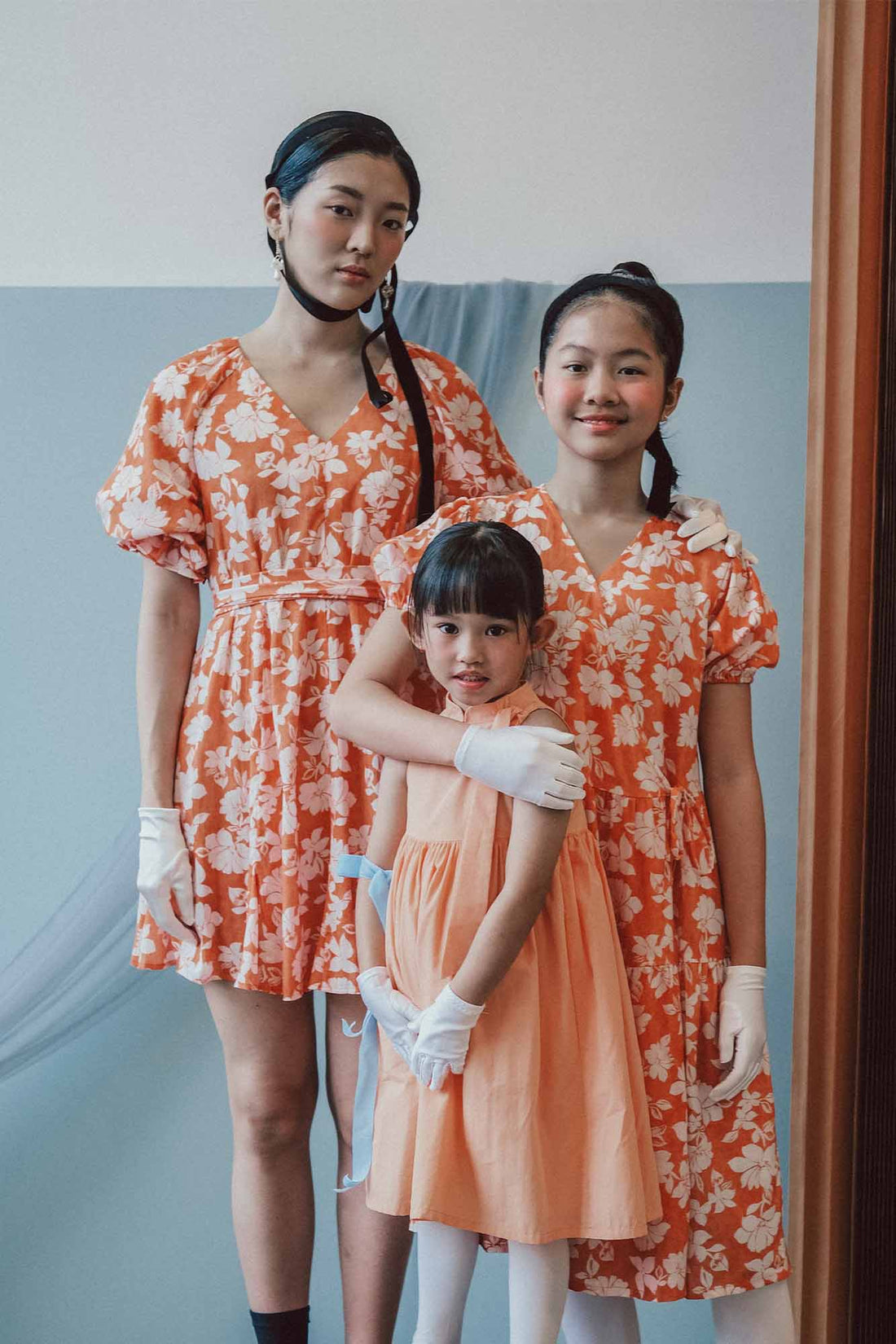 Persimmon Spring Relaxed Mini Dress