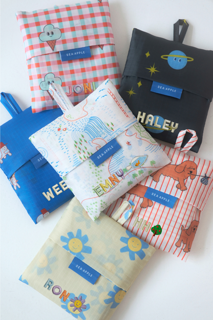 Personalisable Runaway Dog Reusable Bag