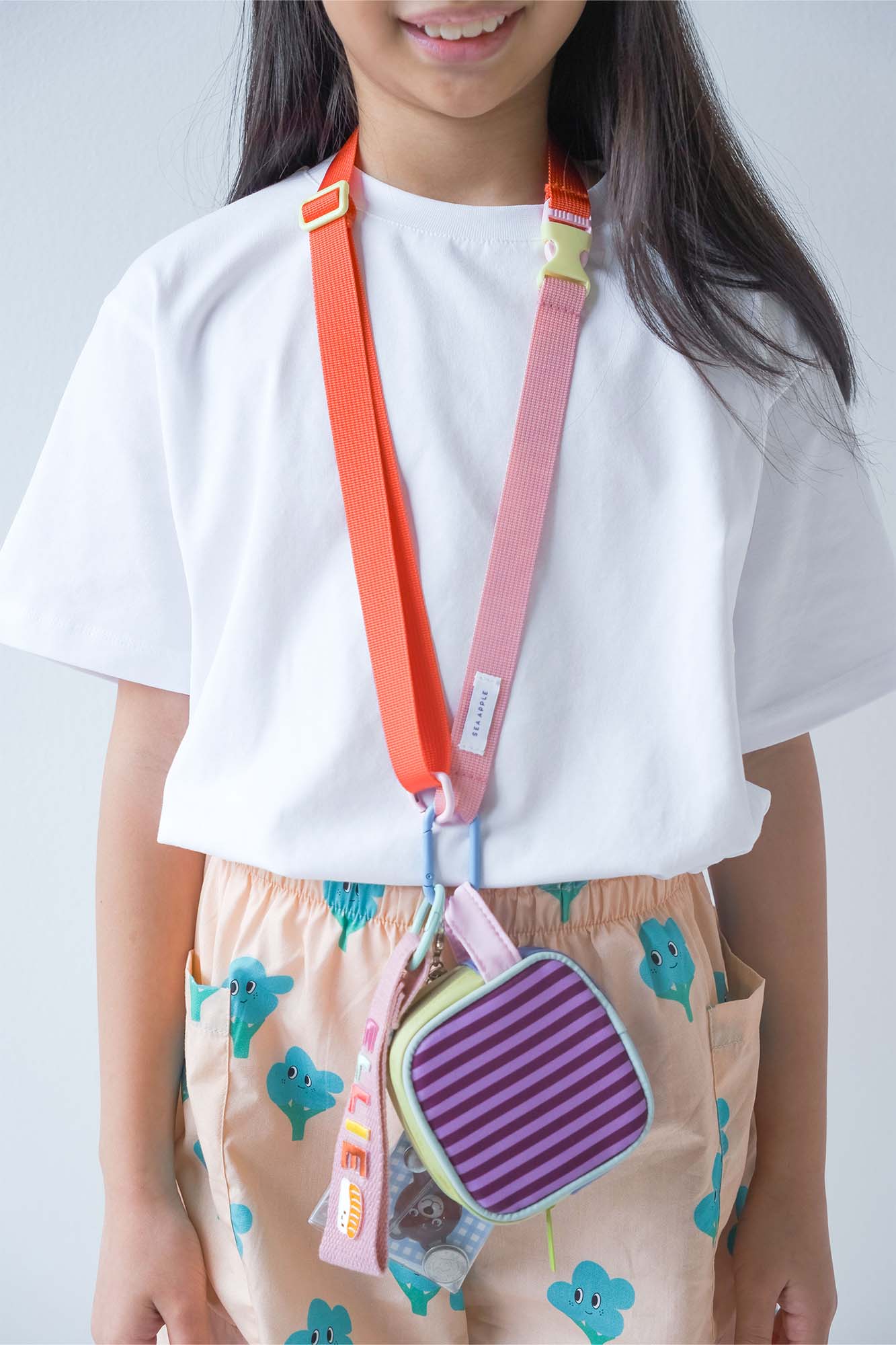 Personalisable Orange Lanyard