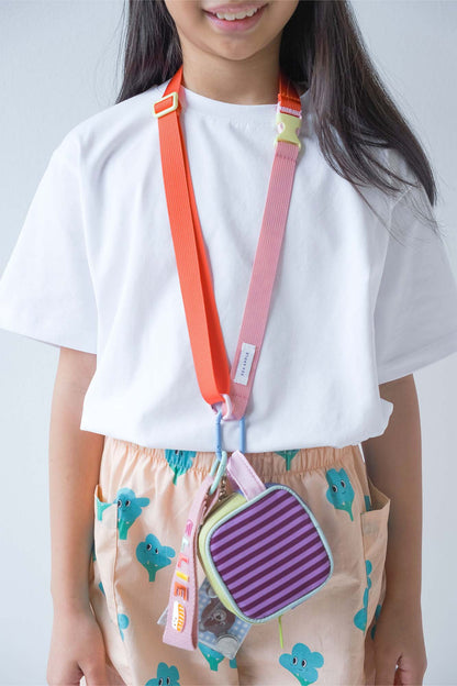 Personalisable Orange Lanyard