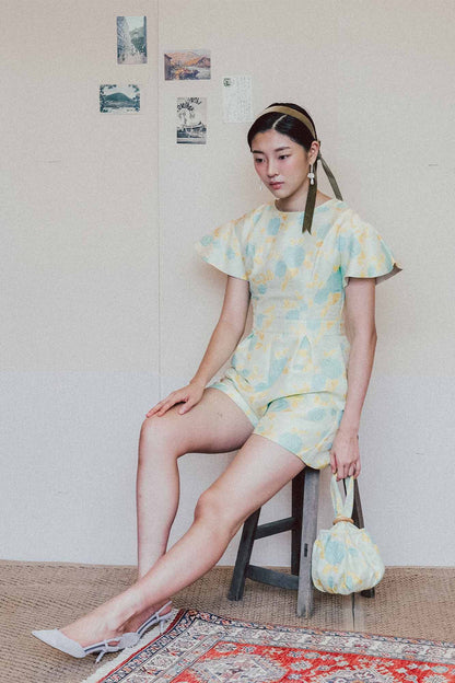 Sunrise Fluor Jacquard Playsuit