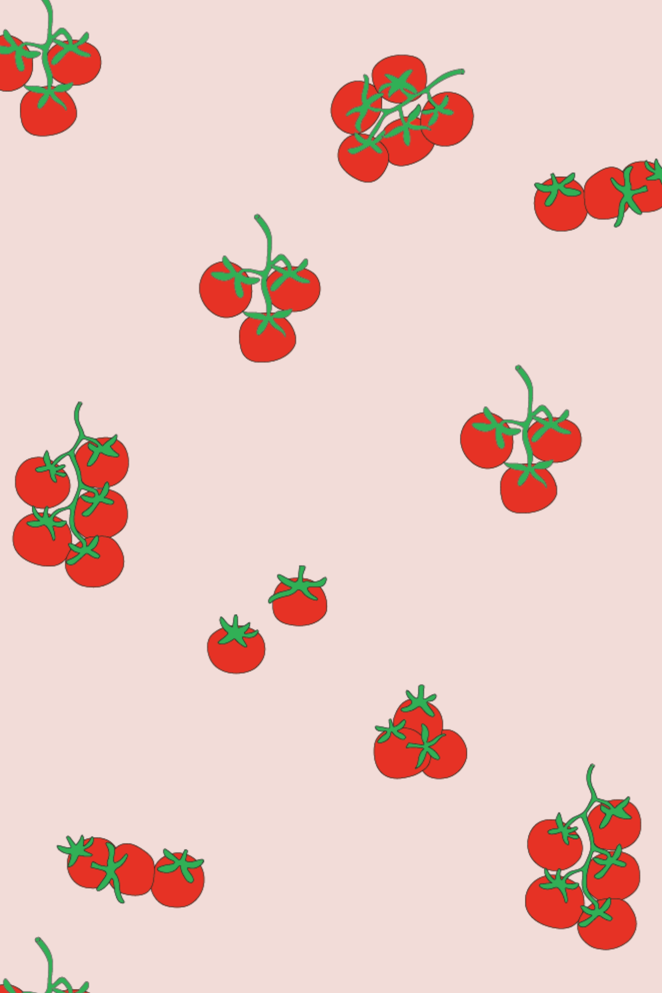 Tomato Ruffled Dress