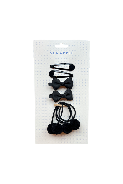 Everyday Hair Accessories Multipack Black
