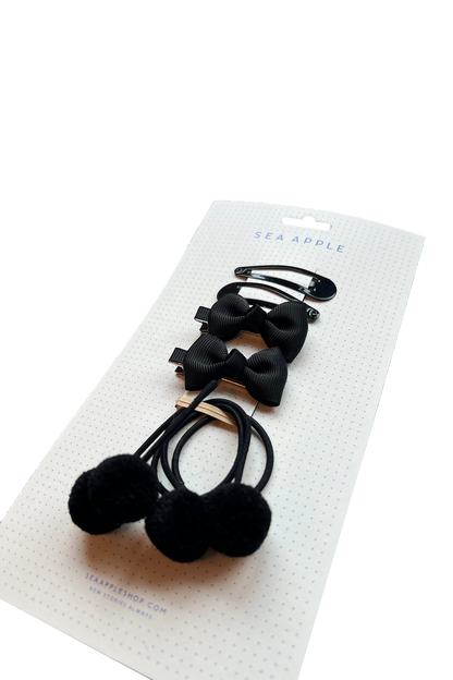 Everyday Hair Accessories Multipack Black