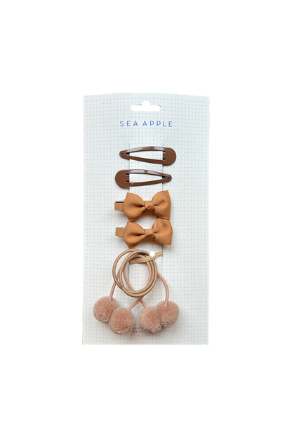 Everyday Hair Accessories Multipack Beige